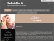 Tablet Screenshot of chamberlinclinic.com